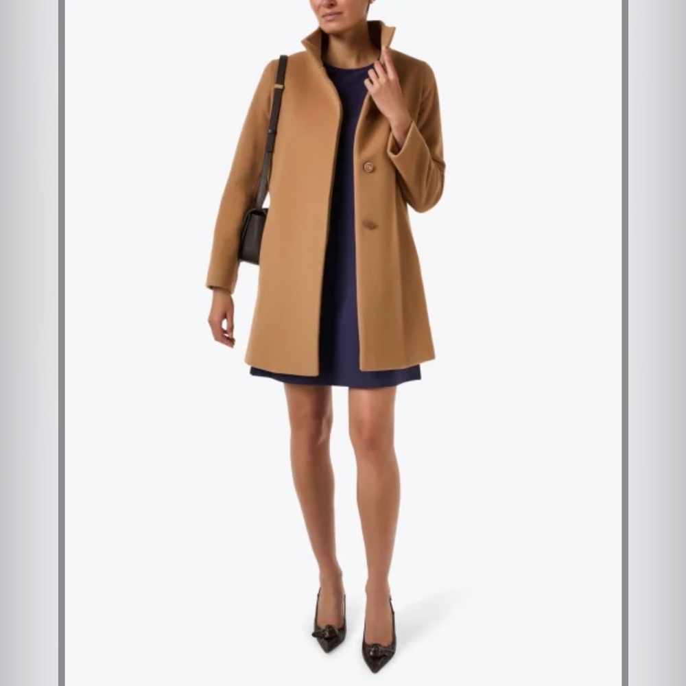 Wool cashmere coat cover photo is similar style not exact I wear sz 8-10